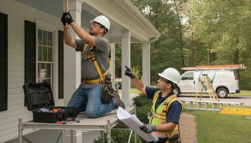Louisville, KY plumber repairing a sink for a local plumbing service call