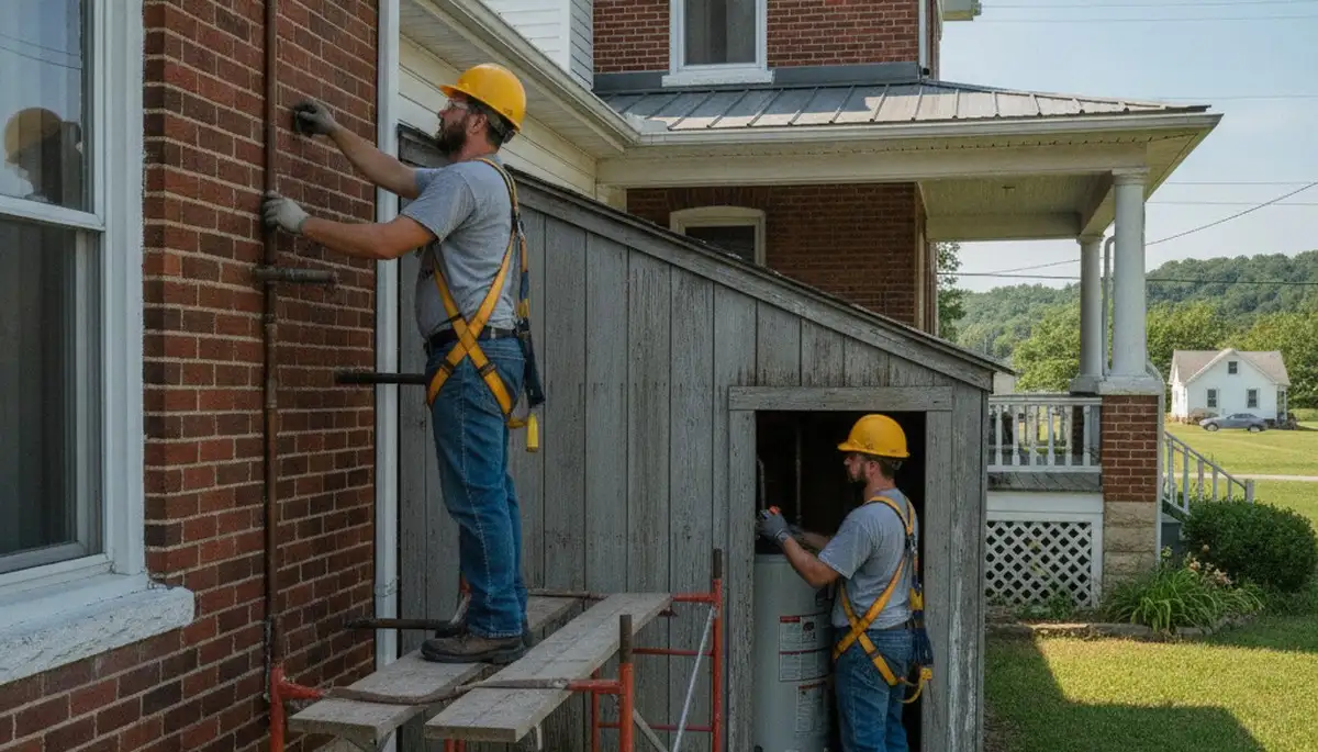 Louisville, KY plumbing repair service for residential and commercial leaks, clogs, and pipe issues