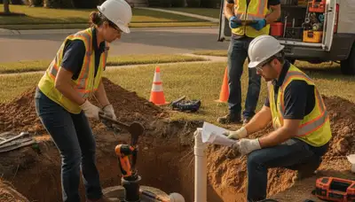 Louisville, KY septic repair for slow drains and soggy yards by On Call Plumbers