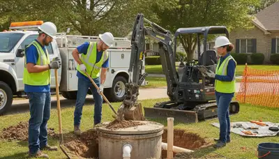 Septic repair service for Louisville, KY homes by On Call Plumbers