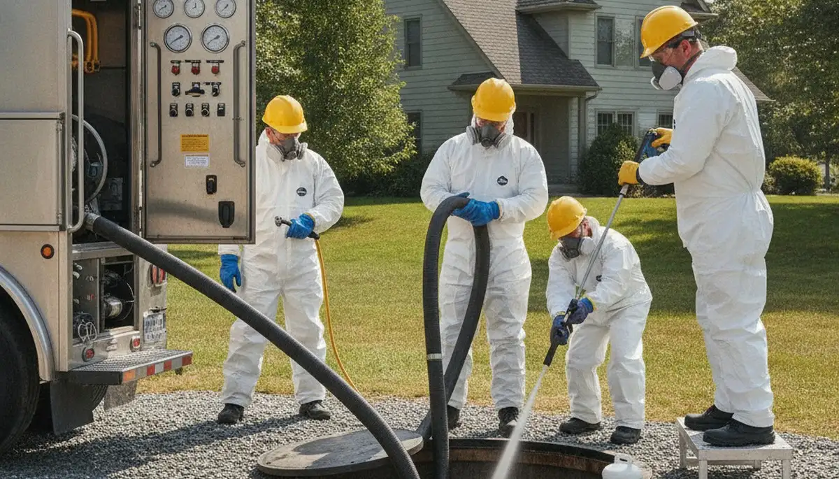 Louisville KY septic tank cleaning service for residential plumbing repair and maintenance