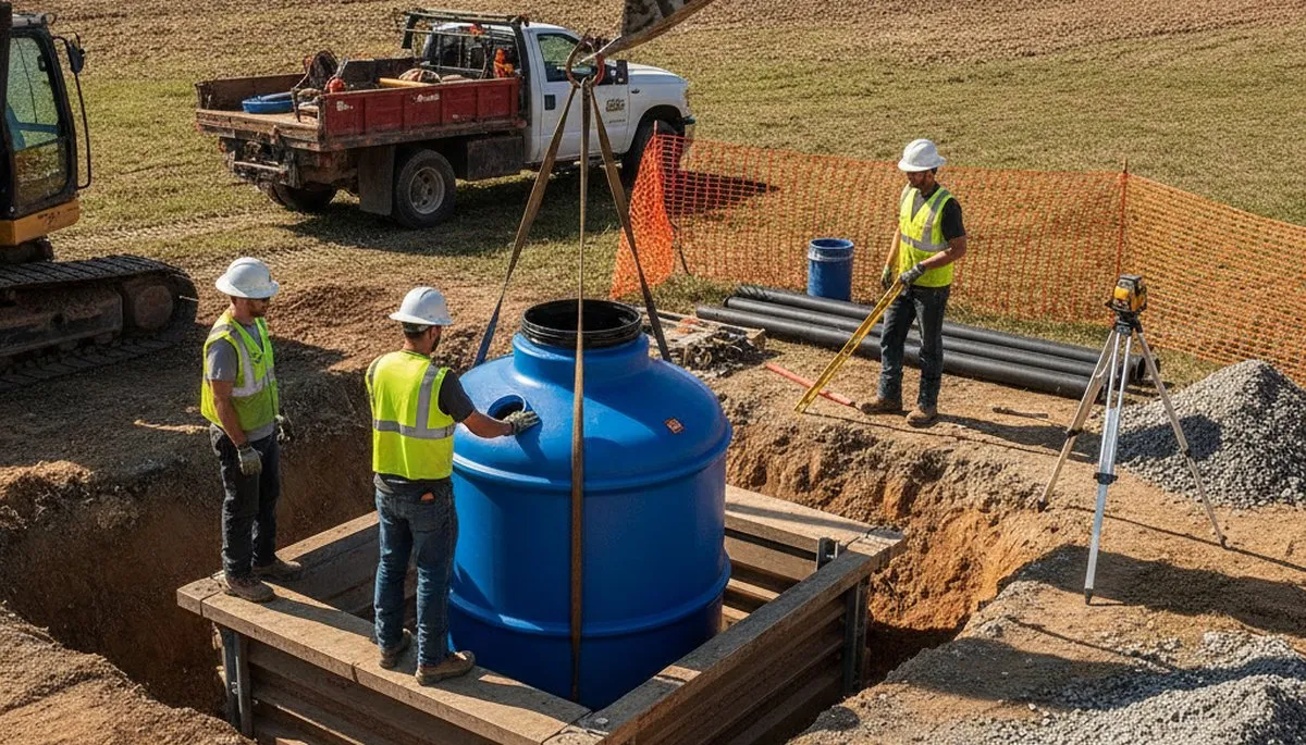 Septic tank installation for Louisville, KY homes by On Call Plumbers