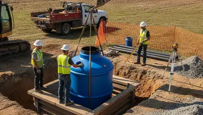 Septic tank installation for Louisville, KY homes by On Call Plumbers
