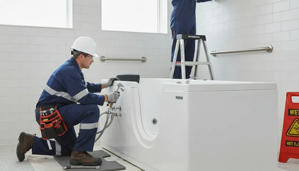 Walk-in tub installation for Louisville, KY homes by On Call Plumbers