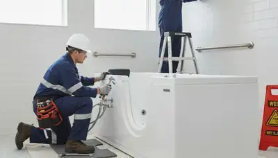 Walk-in tub installation for Louisville, KY homes by On Call Plumbers